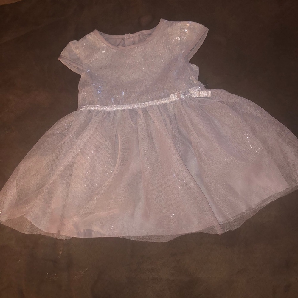 Beautiful winter wonderland dress for a baby girl!